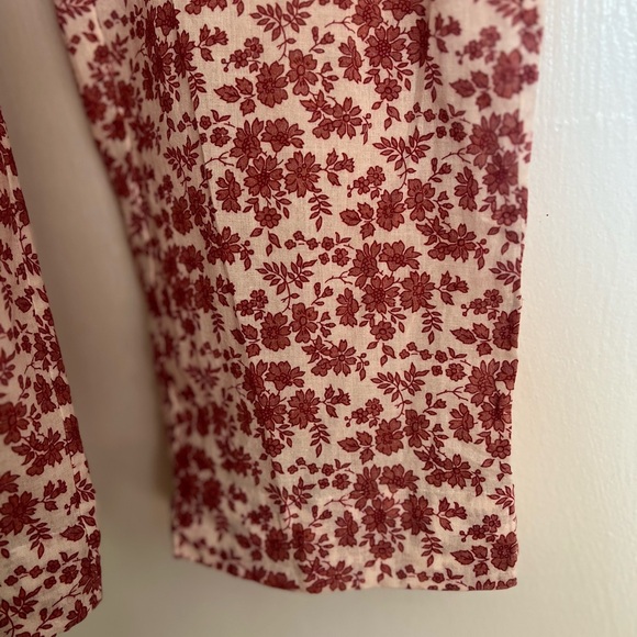 Hatch Lucy Maternity Jumper in Red and White Floral Pattern Size O/S - Picture 13 of 16